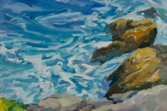 Ocean Patterns I, oil on panel, 14X11